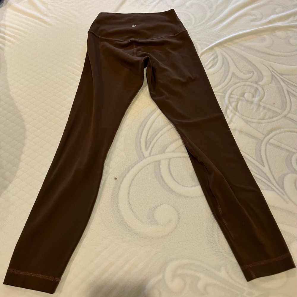 Brown lululemon align pants